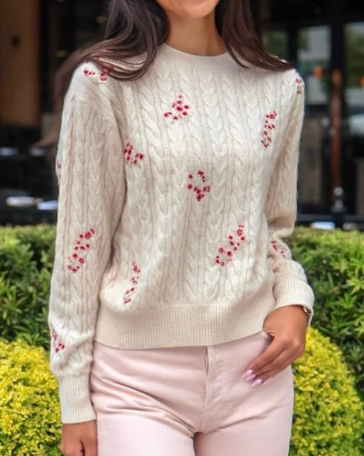 Brodie Flower Sweater