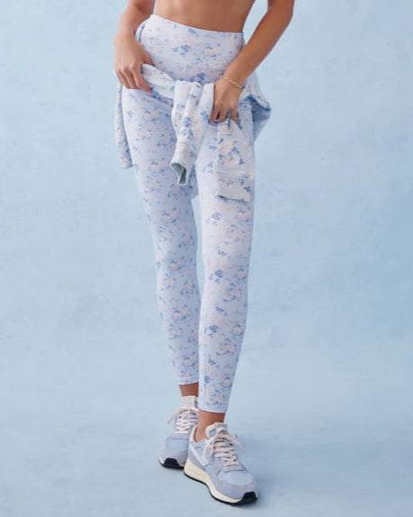 Love Shack Fancy Highland Active Leggings | Whisper Blue